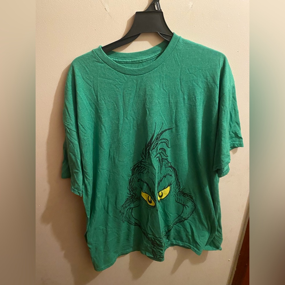 Green Grinch Graphic T-Shirt